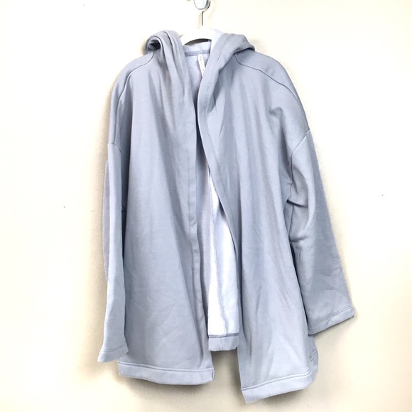 Fabletics Tops - Fabletics Gray open hooded sweatshirt xl